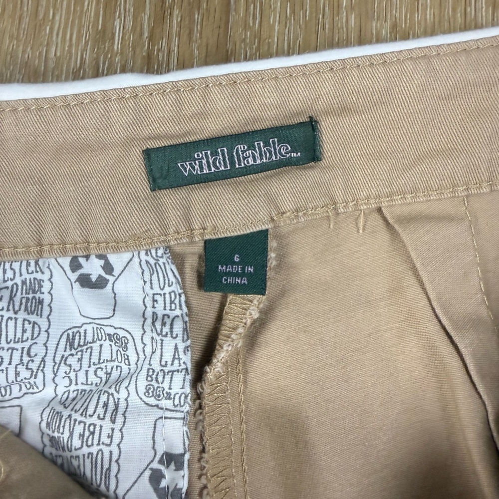 Wild Fable Fold Over Waistband Khaki Skort Women’s Size 6 - Picture 6 of 10